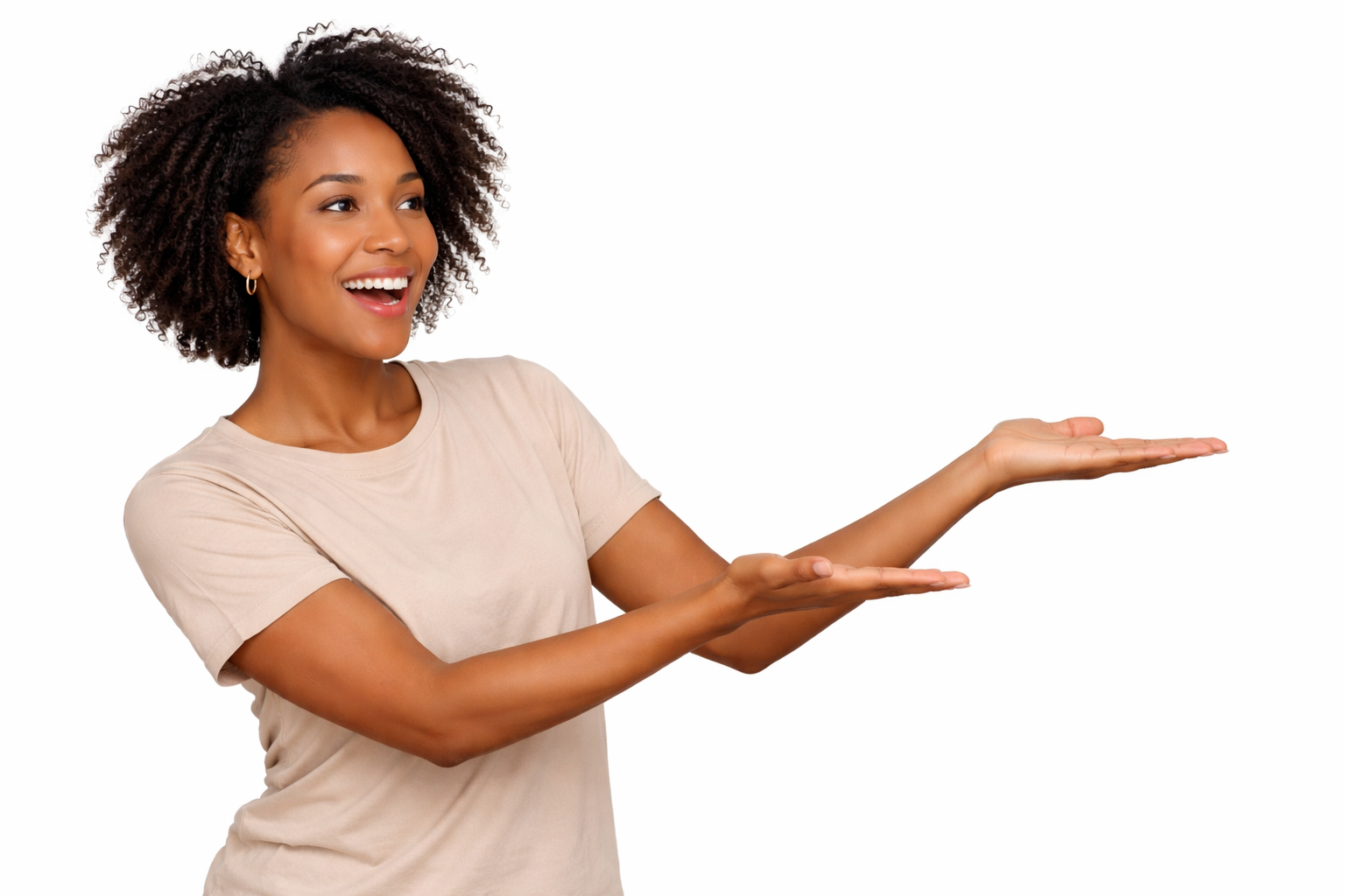 advert image lady presenting to her right enrouted driving ltd